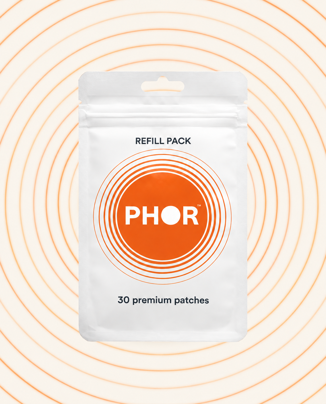 PHOR refill pack pouch with 30 premium patches